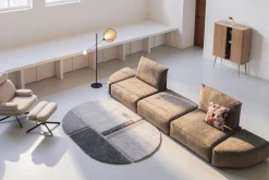 Outlet Zuiver Hunter Links Poef Moss
