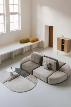 Outlet Zuiver Hunter Poef Sand