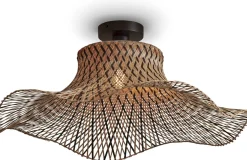 Outlet Good&Mojo Ibiza L Plafondlamp Natural, Black