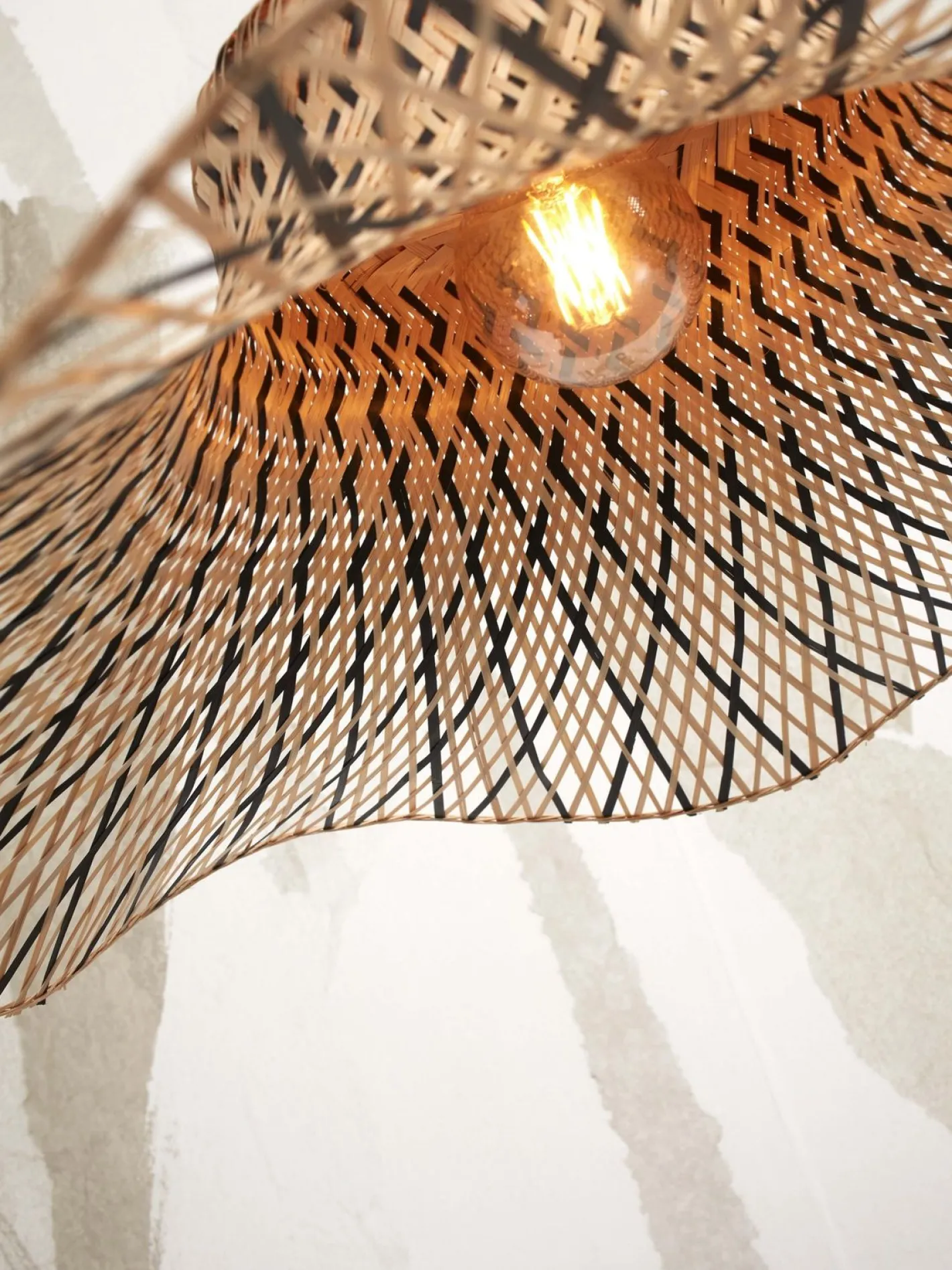 Outlet Good&Mojo Ibiza S Plafondlamp Natural, Black