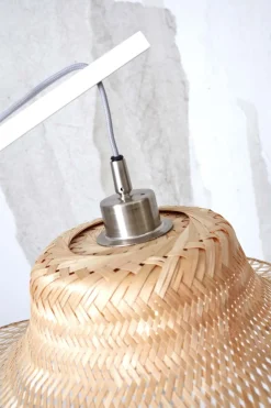 Online Good&Mojo Ibiza S Vloerlamp White, Natural, Grey