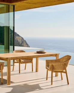 New Kave Home Icaro Tuintafel Naturel