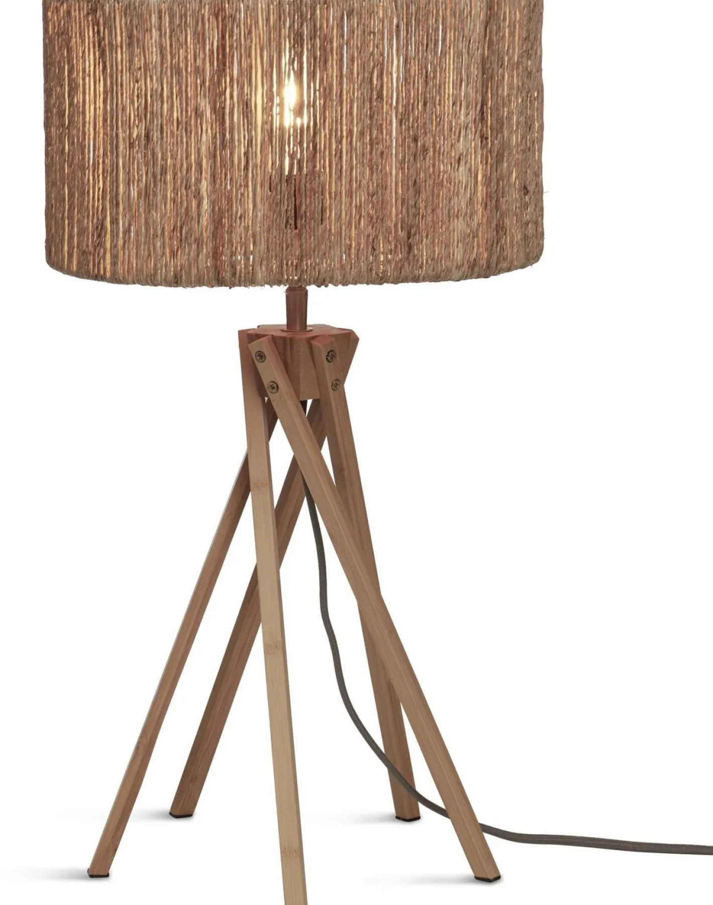 Outlet Good&Mojo Iguazu 5 legs Tafellamp Natural, Black