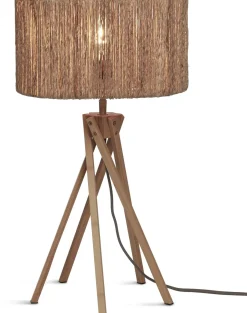 Outlet Good&Mojo Iguazu 5 legs Tafellamp Natural, Black