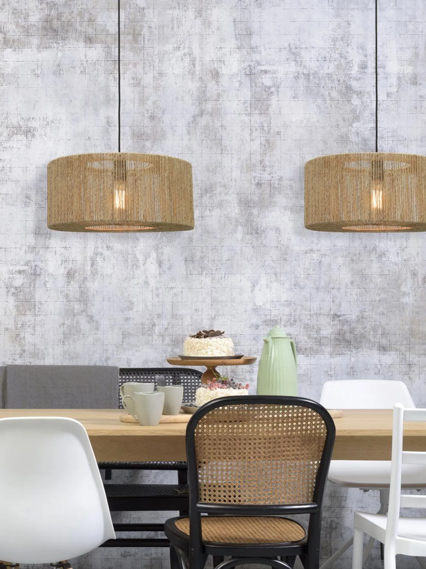 Good&Mojo Iguazu Rond Hanglamp Natural