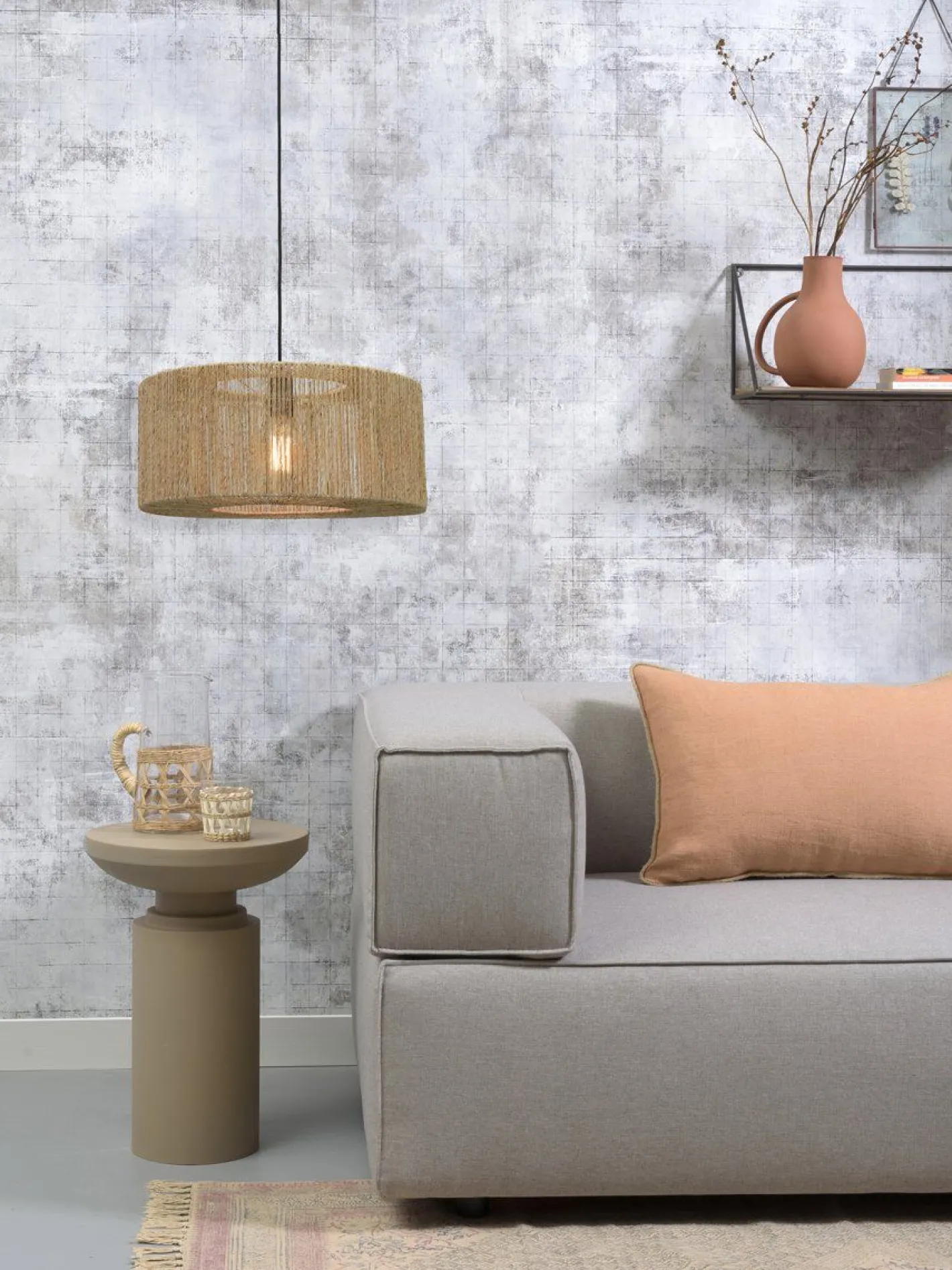 Good&Mojo Iguazu Rond Hanglamp Natural