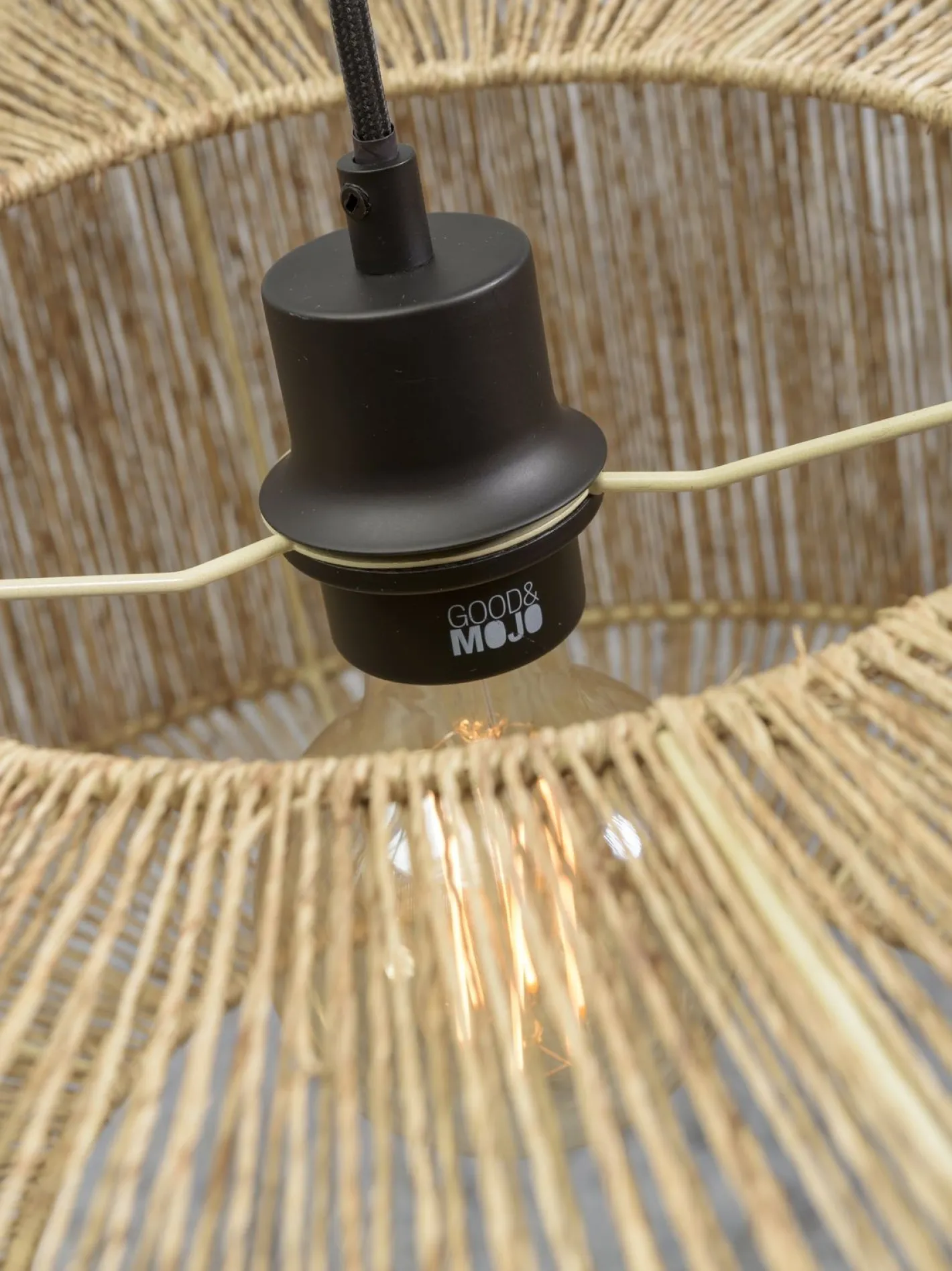 Good&Mojo Iguazu Rond Hanglamp Natural