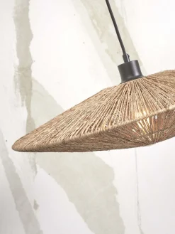 Outlet Good&Mojo Iguazu Ufo Vloerlamp White, Natural, Grey