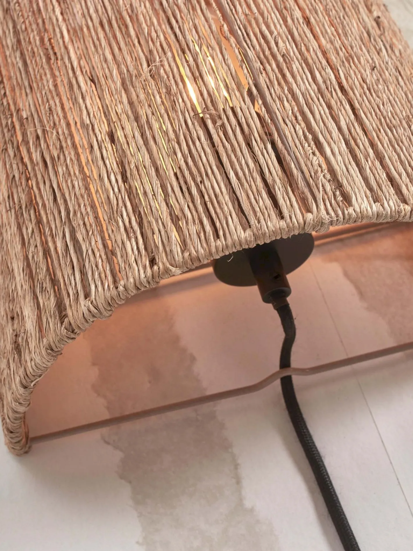 Online Good&Mojo Iguazu Wandlamp Natural, Black