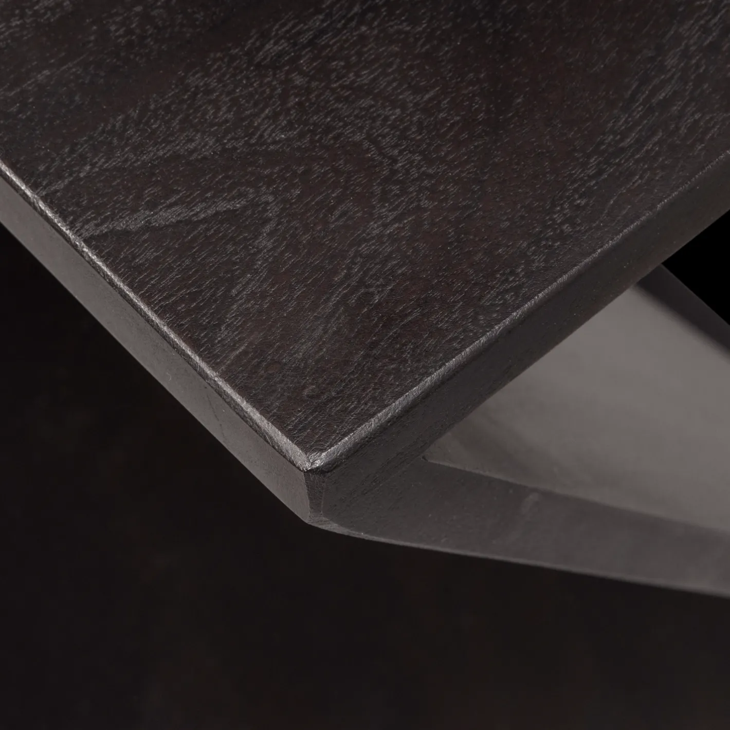 WOOOD Ikem Bijzettafel Dark Brown