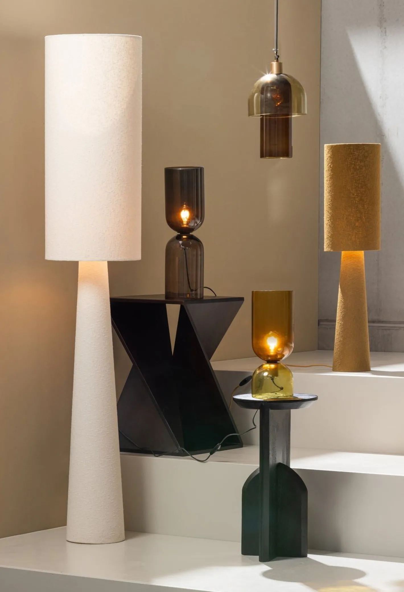 WOOOD Ikem Bijzettafel Dark Brown