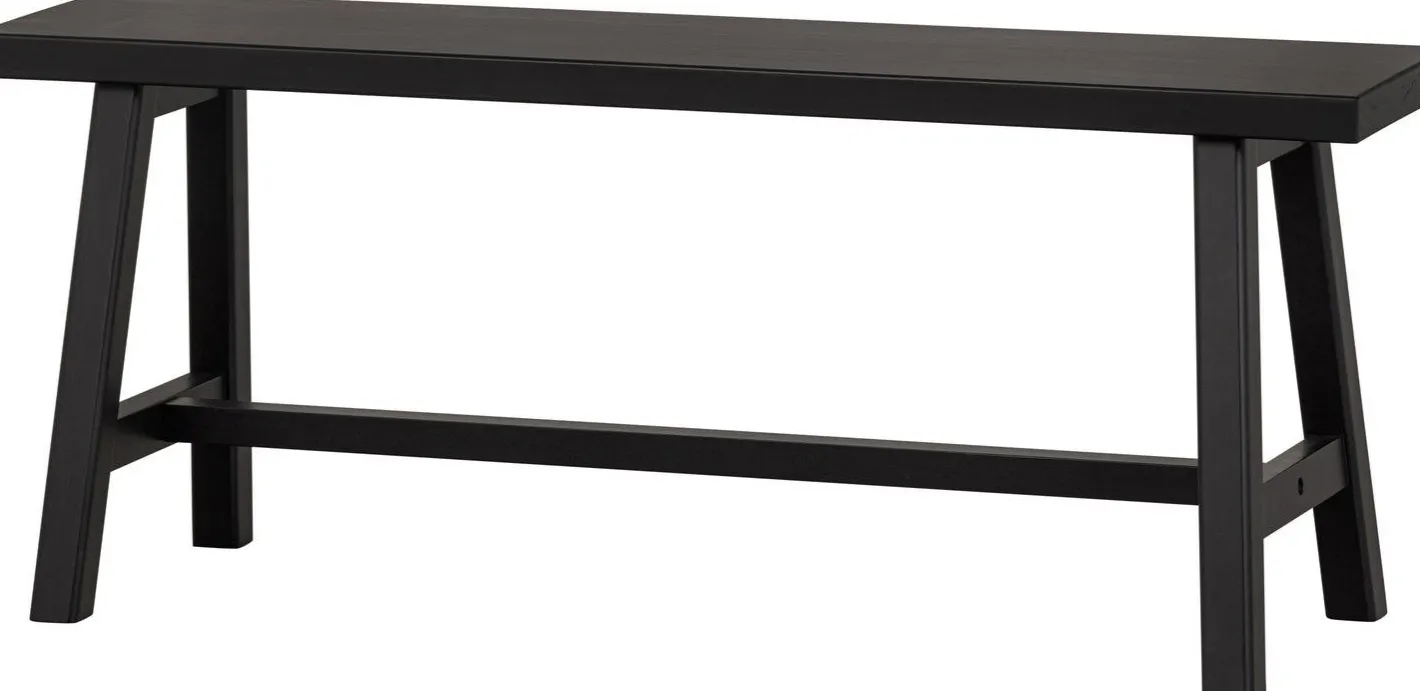 WOOOD Imme Eetkamerbank Black