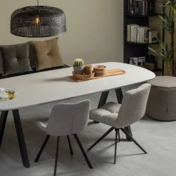 WOOOD Imme Eetkamerbank Black
