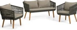Outlet Kave Home Inti Loungeset Groen