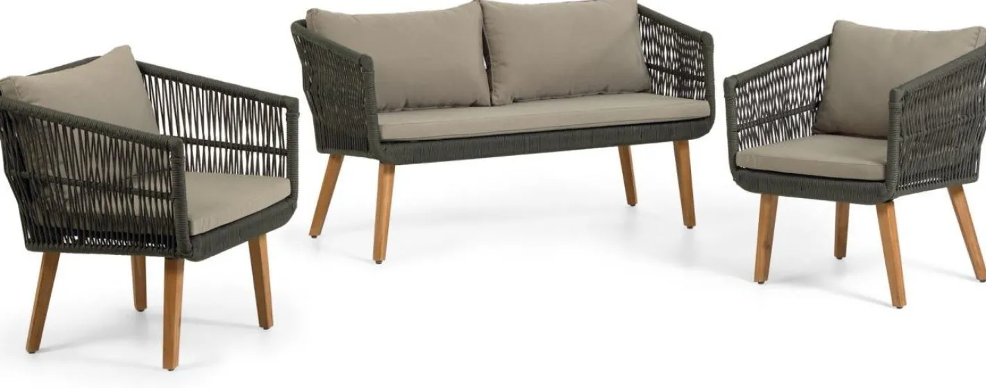 Outlet Kave Home Inti Loungeset Groen