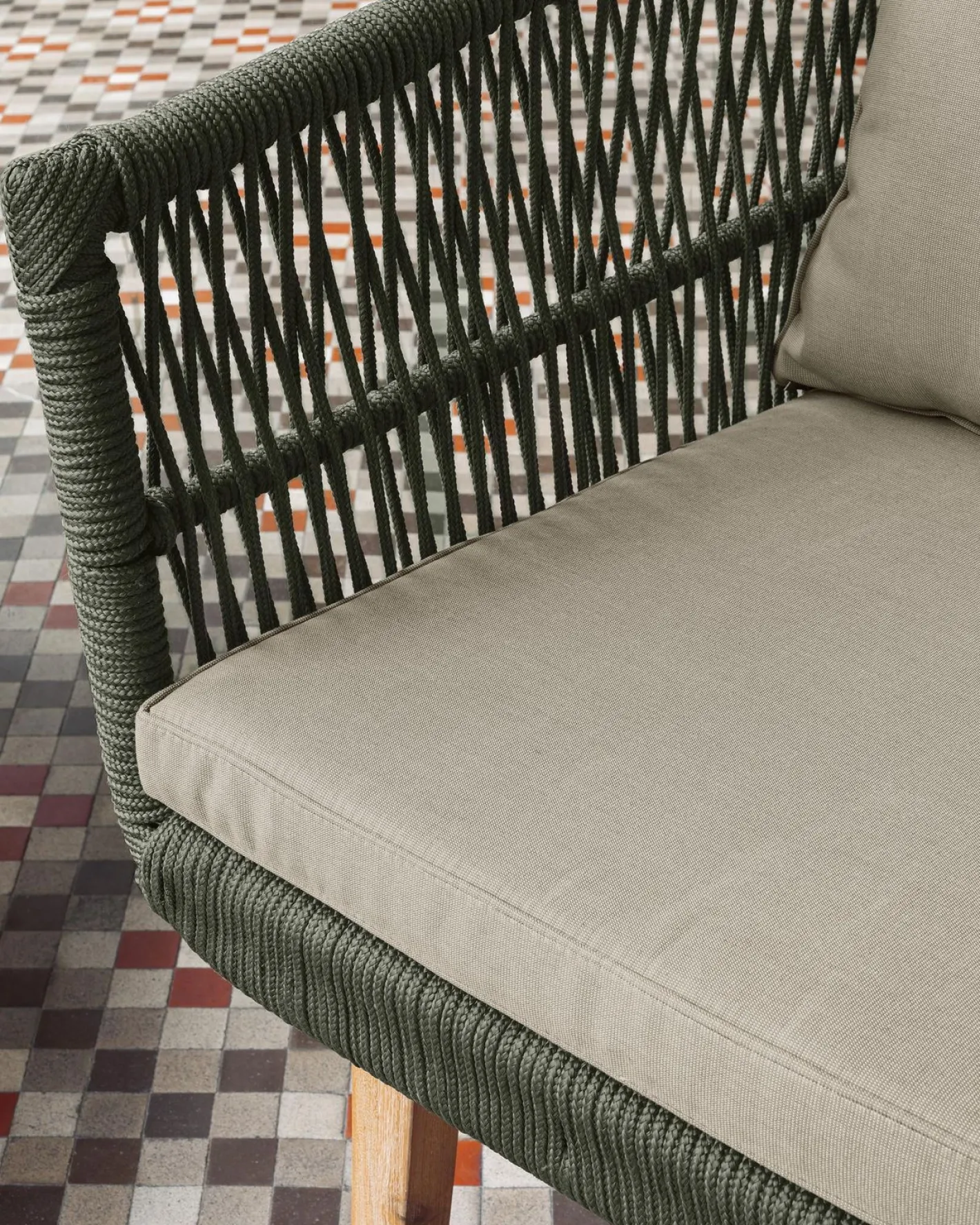 Outlet Kave Home Inti Loungeset Groen
