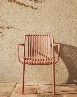 Kave Home Isabellini Tuinstoel Terracotta