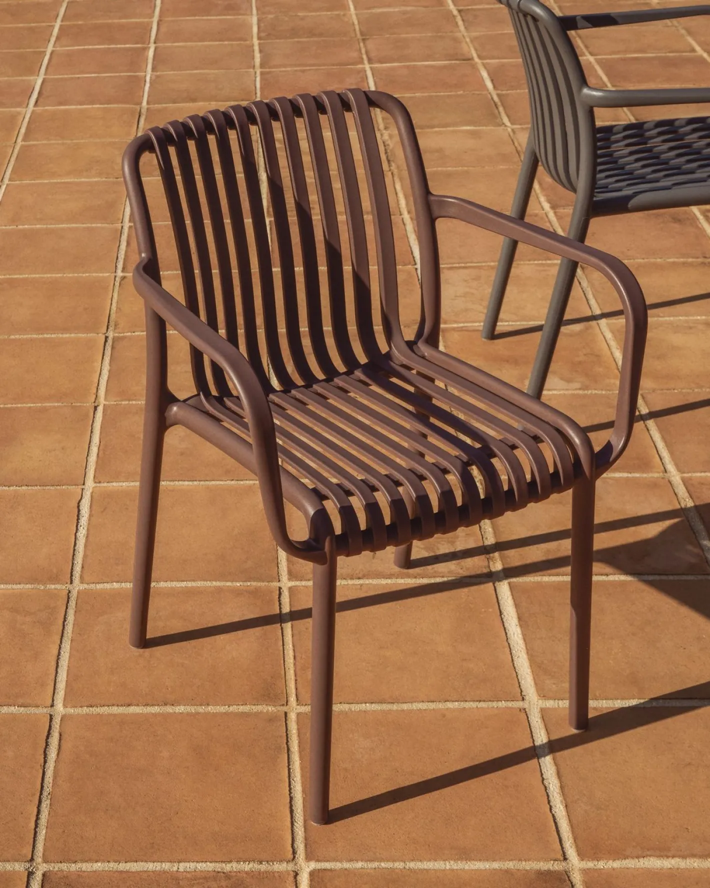 Clearance Kave Home Isabellini Tuinstoel Bruin