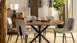Discount Feelings Wonen Isla Uitschuiftafel Mokka