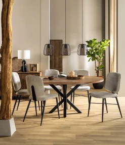 Discount Feelings Wonen Isla Uitschuiftafel Mokka