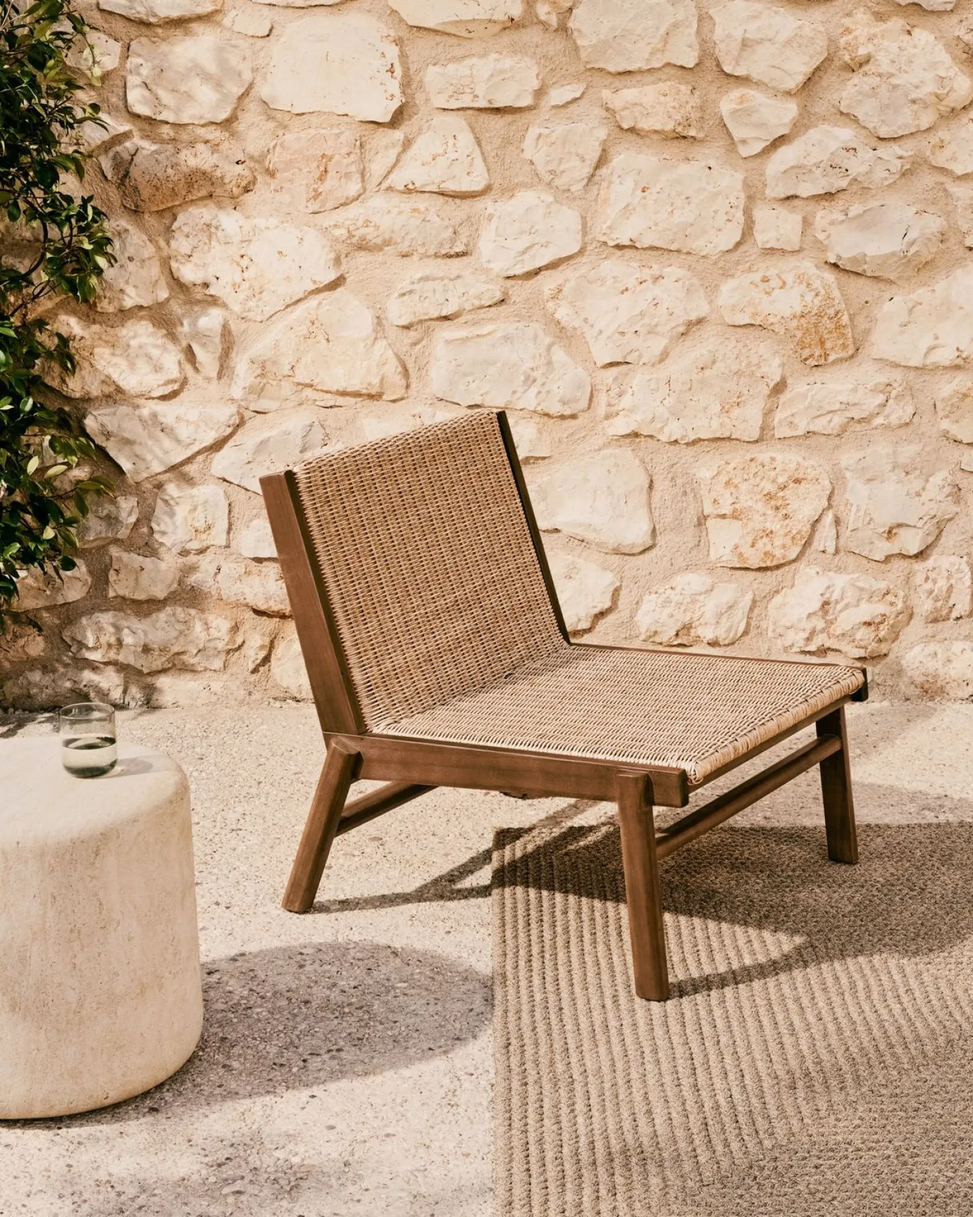 Clearance Kave Home Itani Outdoor Fauteuil Naturel