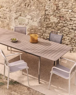 Sale Kave Home Izola Tuin Uitschuiftafel Beige