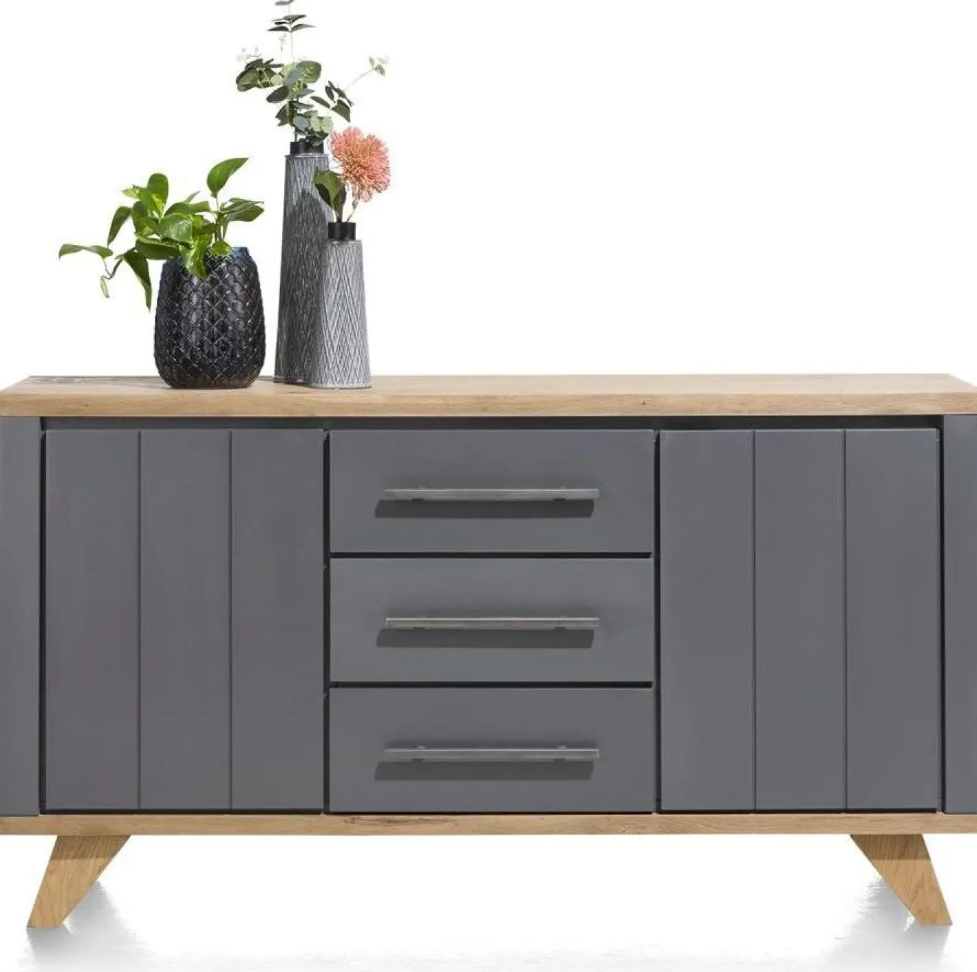 Hot Henders en Hazel Jardin Dressoir Railway Brown, Antraciet