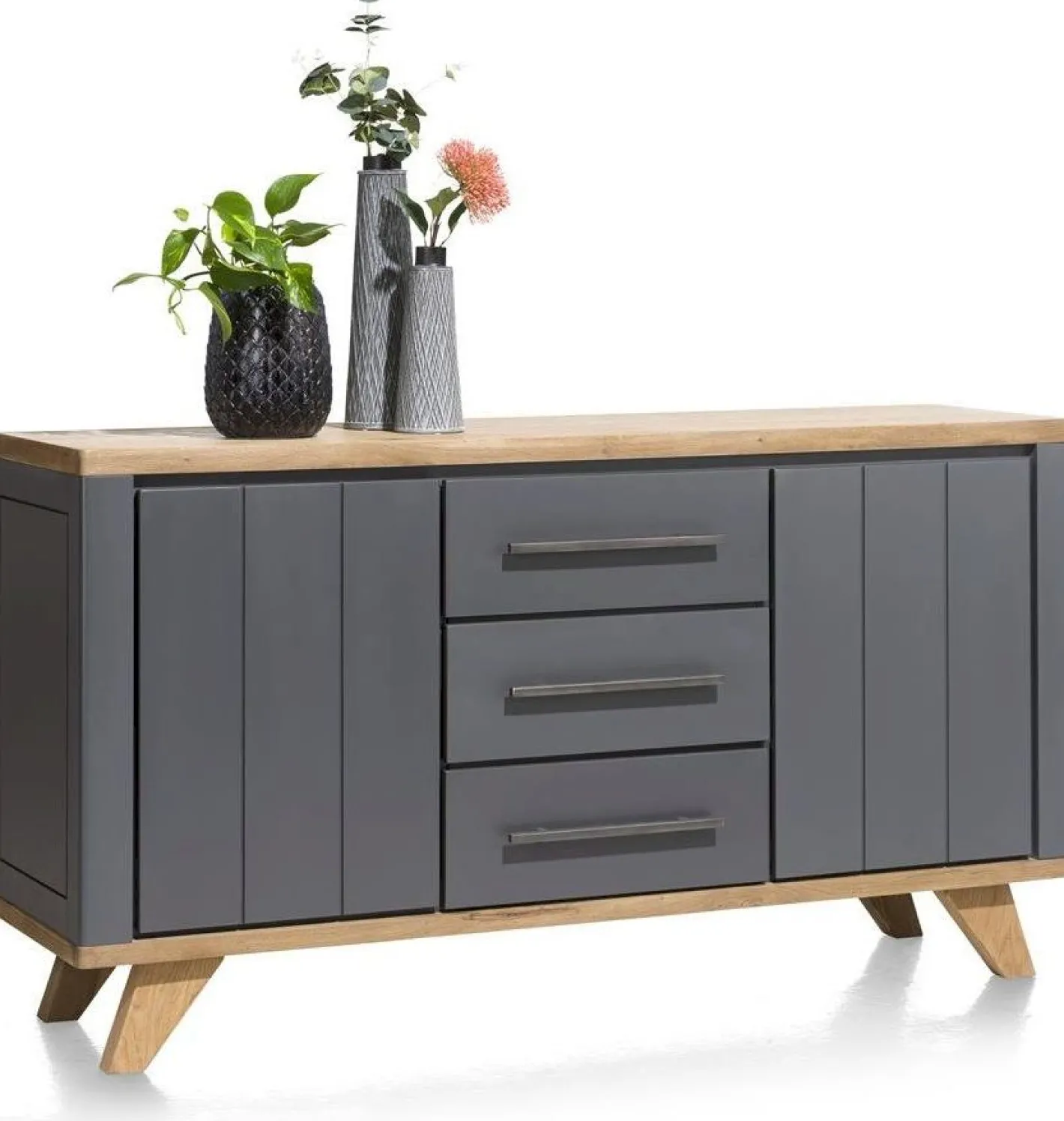 Hot Henders en Hazel Jardin Dressoir Railway Brown, Antraciet