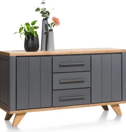 Hot Henders en Hazel Jardin Dressoir Railway Brown, Antraciet