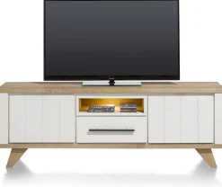 Clearance Henders en Hazel Jardin Tv-meubel Railway Brown, wit