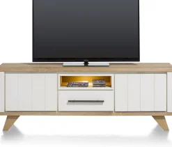 Clearance Henders en Hazel Jardin Tv-meubel Railway Brown, wit