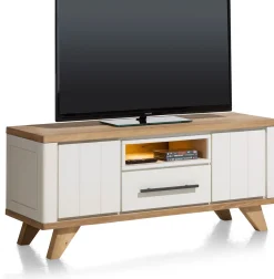 New Henders en Hazel Jardin Wit Tv-meubel Railway Brown, Wit