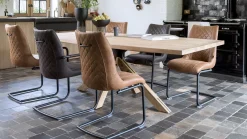 Best Henders en Hazel Jardino Eettafel Railway Brown