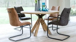 Sale Henders en Hazel Jardino Rond Eettafel Railway Brown