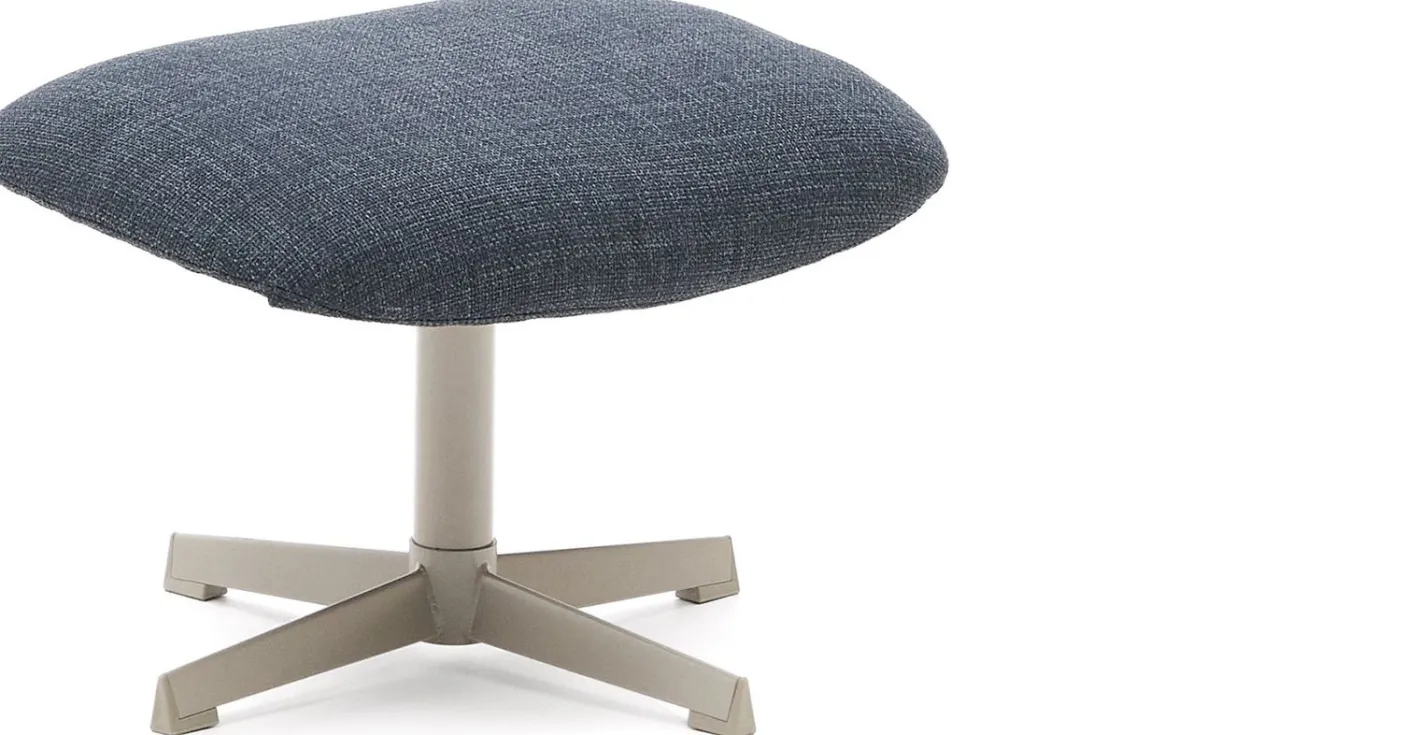 Online Kave Home Jaspe Voetenbank Blauw