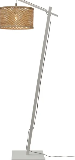 Outlet Good&Mojo Java 1 Arm S Vloerlamp White, Natural, Grey