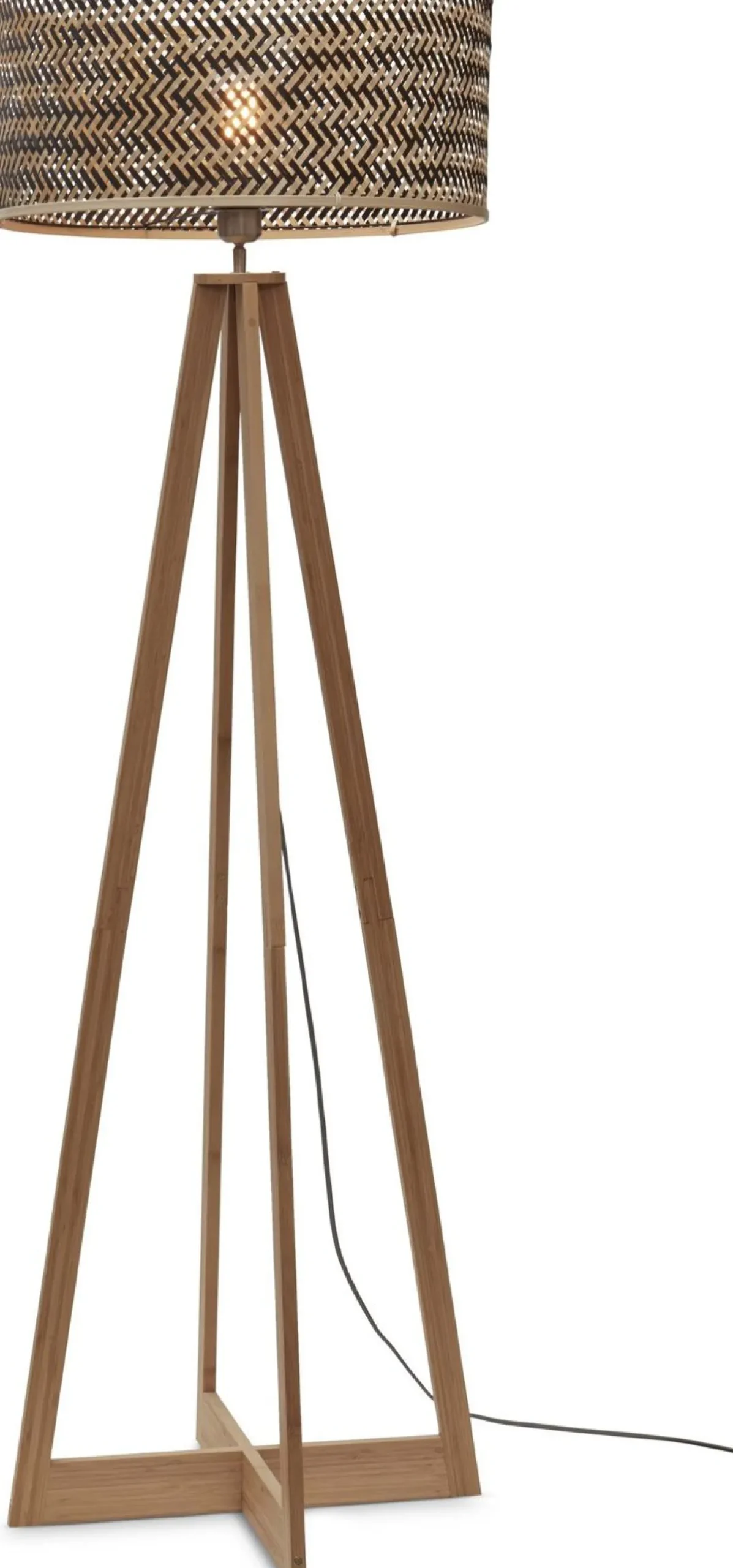 Online Good&Mojo Java 4 Legs Vloerlamp Natural, Black