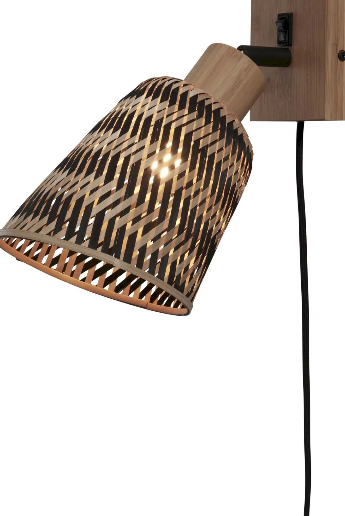 Online Good&Mojo Java L Wandlamp Natural, Black