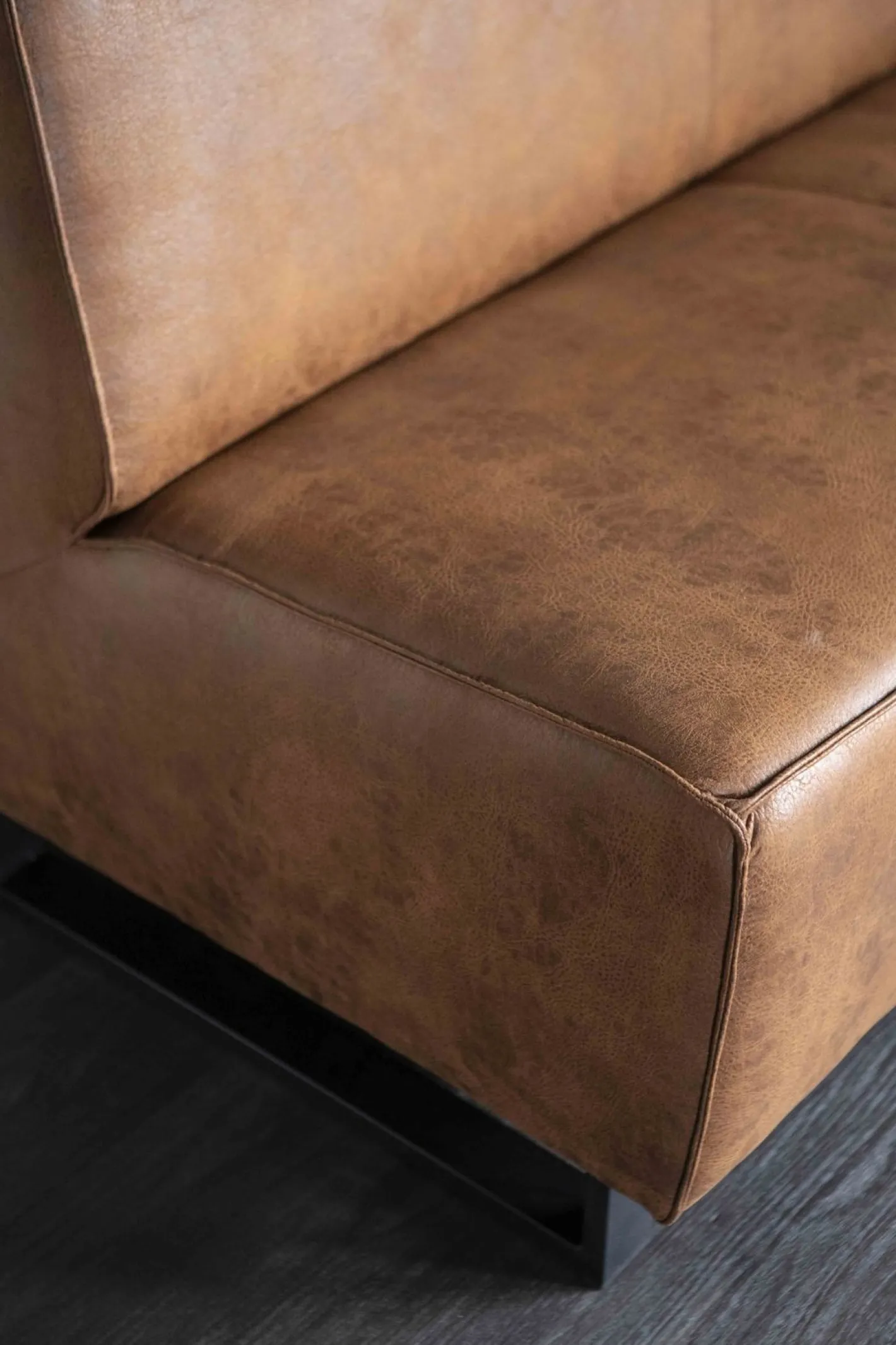 Discount Sevn Jelle Eetkamerbank Cognac