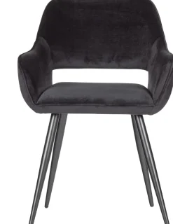 Online WOOOD Jelle set van 2 Eetkamerstoel Black