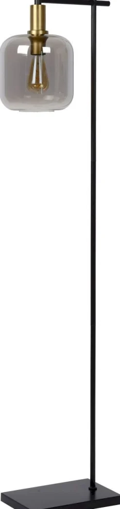 Discount Lucide Joanet Vloerlamp Zwart