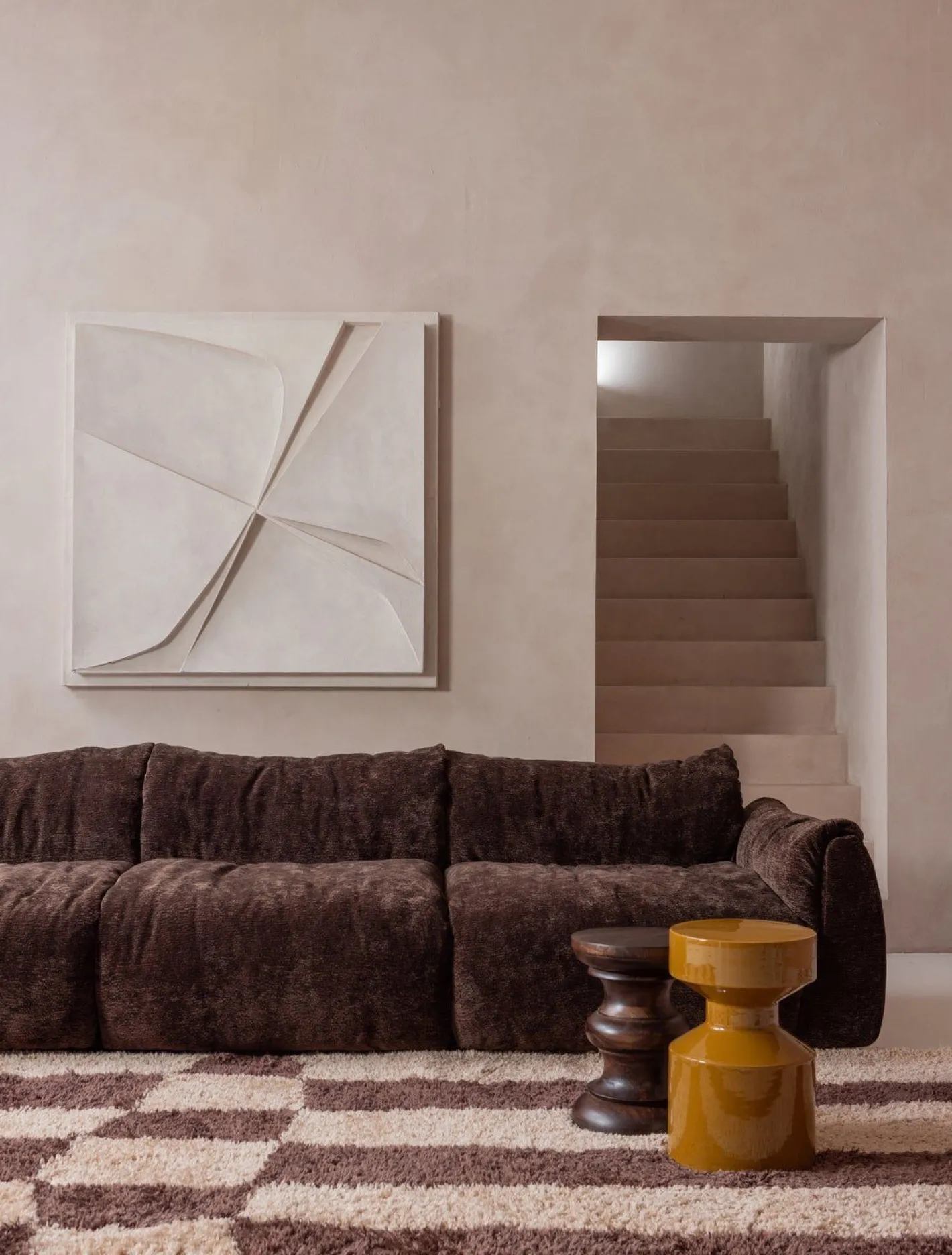Outlet WOOOD Jonah Bijzettafel Dark Brown