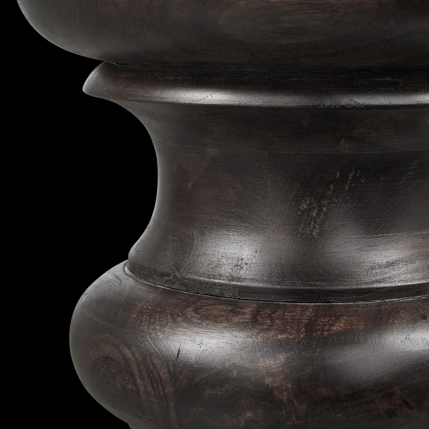 Outlet WOOOD Jonah Bijzettafel Dark Brown
