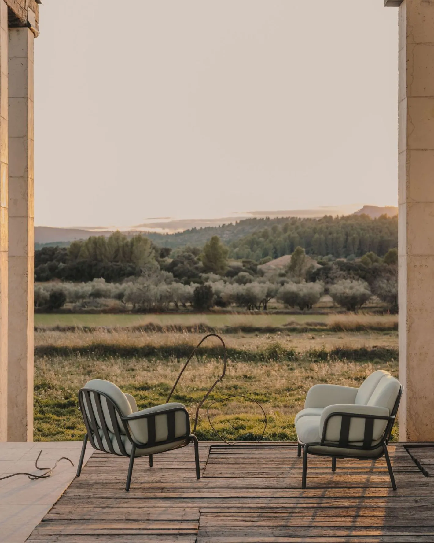 Online Kave Home Joncols Outdoor Fauteuil Groen