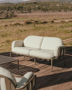 Best Kave Home Joncols 2-Zits Tuinbank Groen, Beige