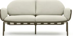 Best Kave Home Joncols 2-Zits Tuinbank Groen, Beige