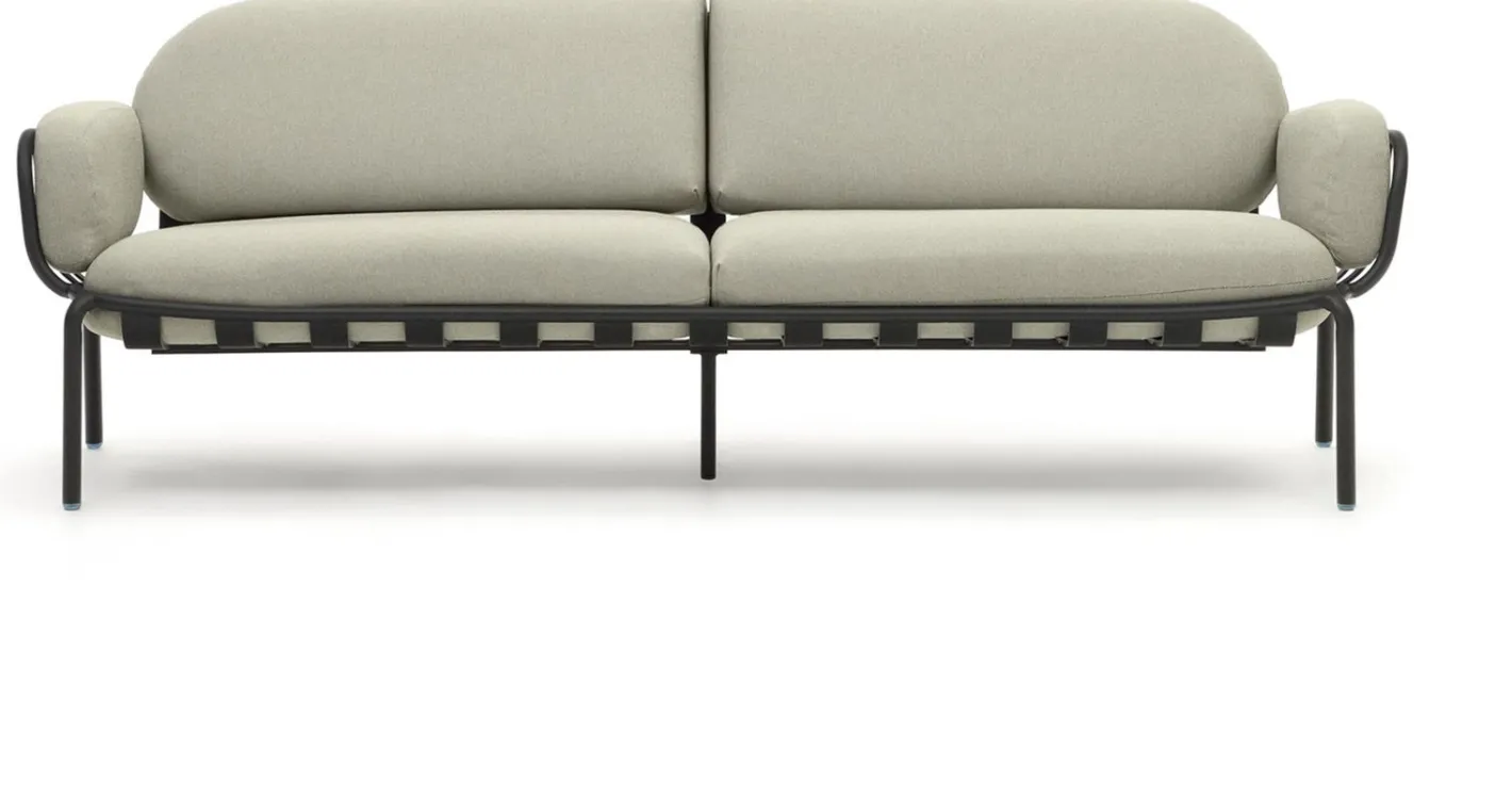 Hot Kave Home Joncols 3-Zits Tuinbank Grijs, Beige
