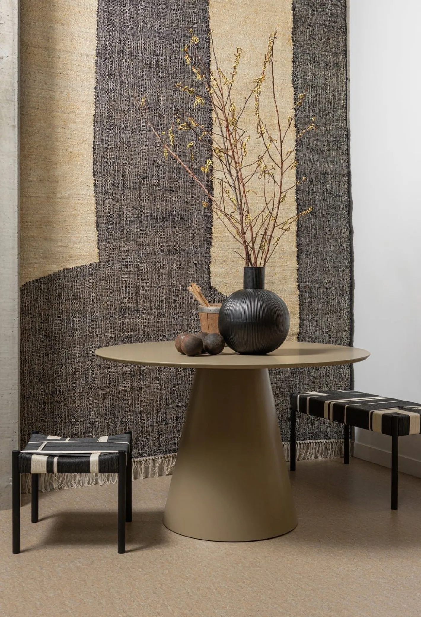 Clearance WOOOD Jorre Eettafel Military Brown