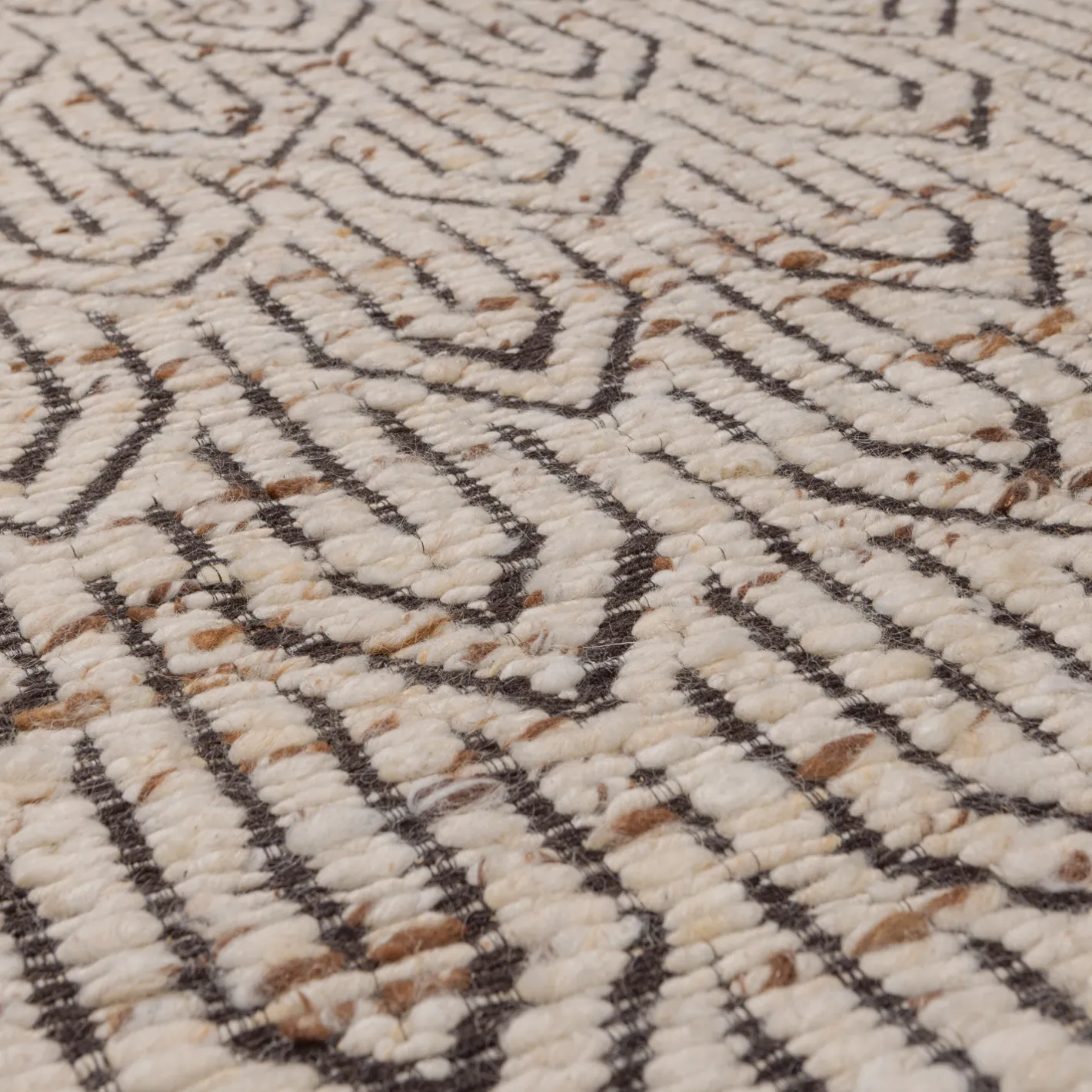 Discount WOOOD Joslin Vloerkleed Natural Melange