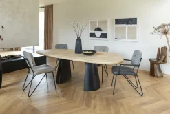 Sale XOOON June Eetkamerstoel Taupe